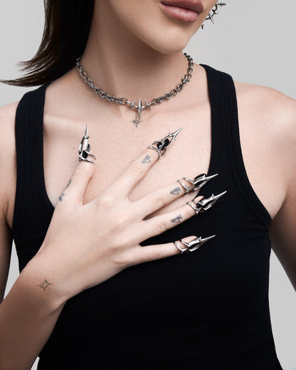 ORIGINAL SIN Choker Necklace-Choker Necklaces- Silver - - Ask & Embla