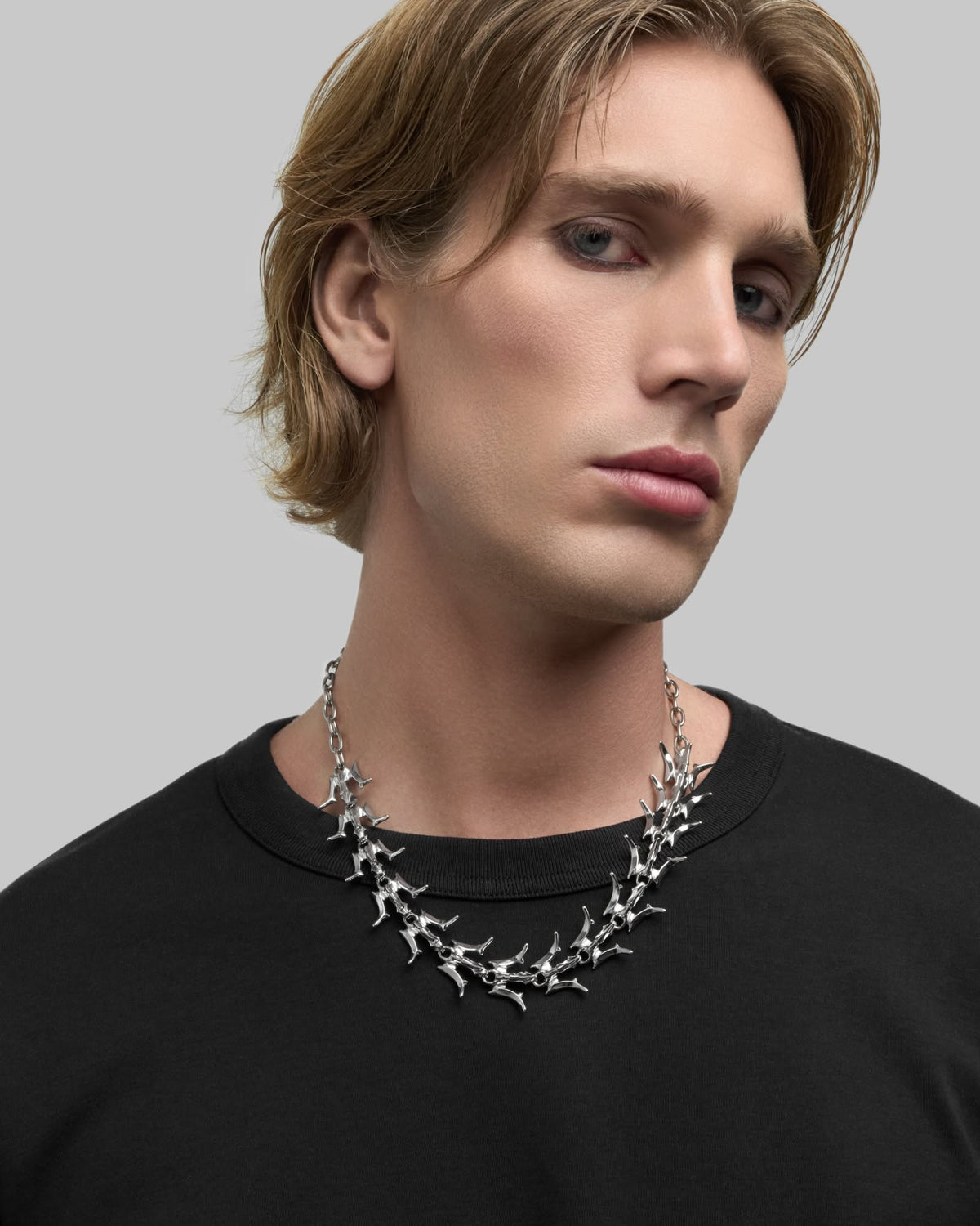 Vertebrae necklace-Chain Necklaces- Silver - 45 CM - Ask & Embla