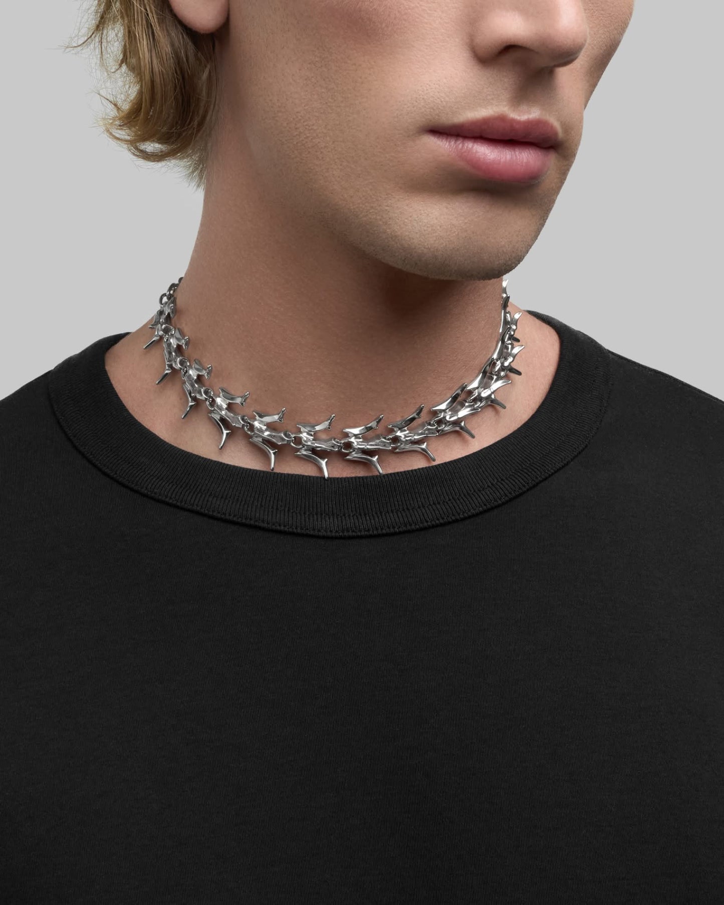 Vertebrae necklace-Chain Necklaces- Silver - 45 CM - Ask & Embla