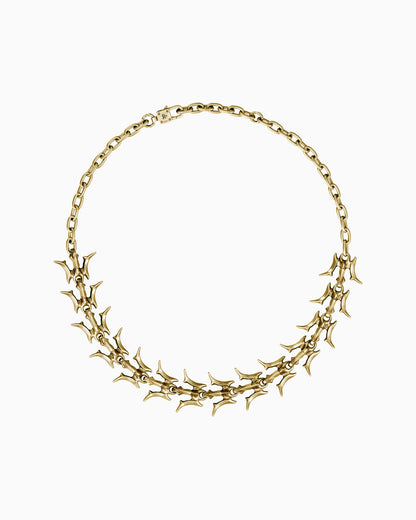 Vertebrae necklace and bracelet set-Chain Necklaces- - - Ask & Embla