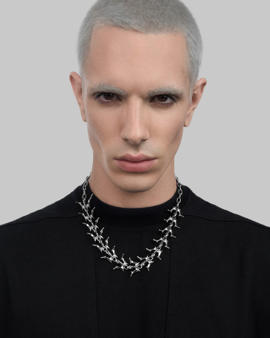 Vertebrae necklace-Chain Necklaces- Silver - 45 CM - Ask & Embla