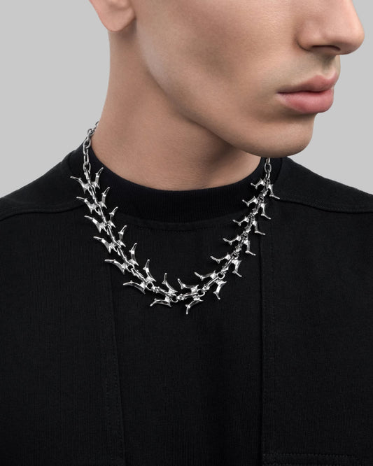 Vertebrae necklace-Chain Necklaces- Silver - 45 CM - Ask & Embla