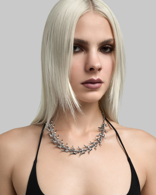 Vertebrae necklace-Chain Necklaces- Silver - 45 CM - Ask & Embla