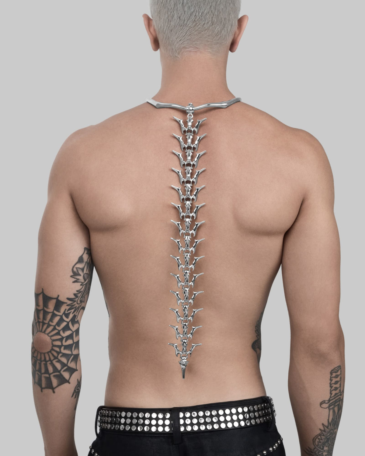 Vertebrae Spine collar necklace-Choker Necklaces- - - Ask & Embla