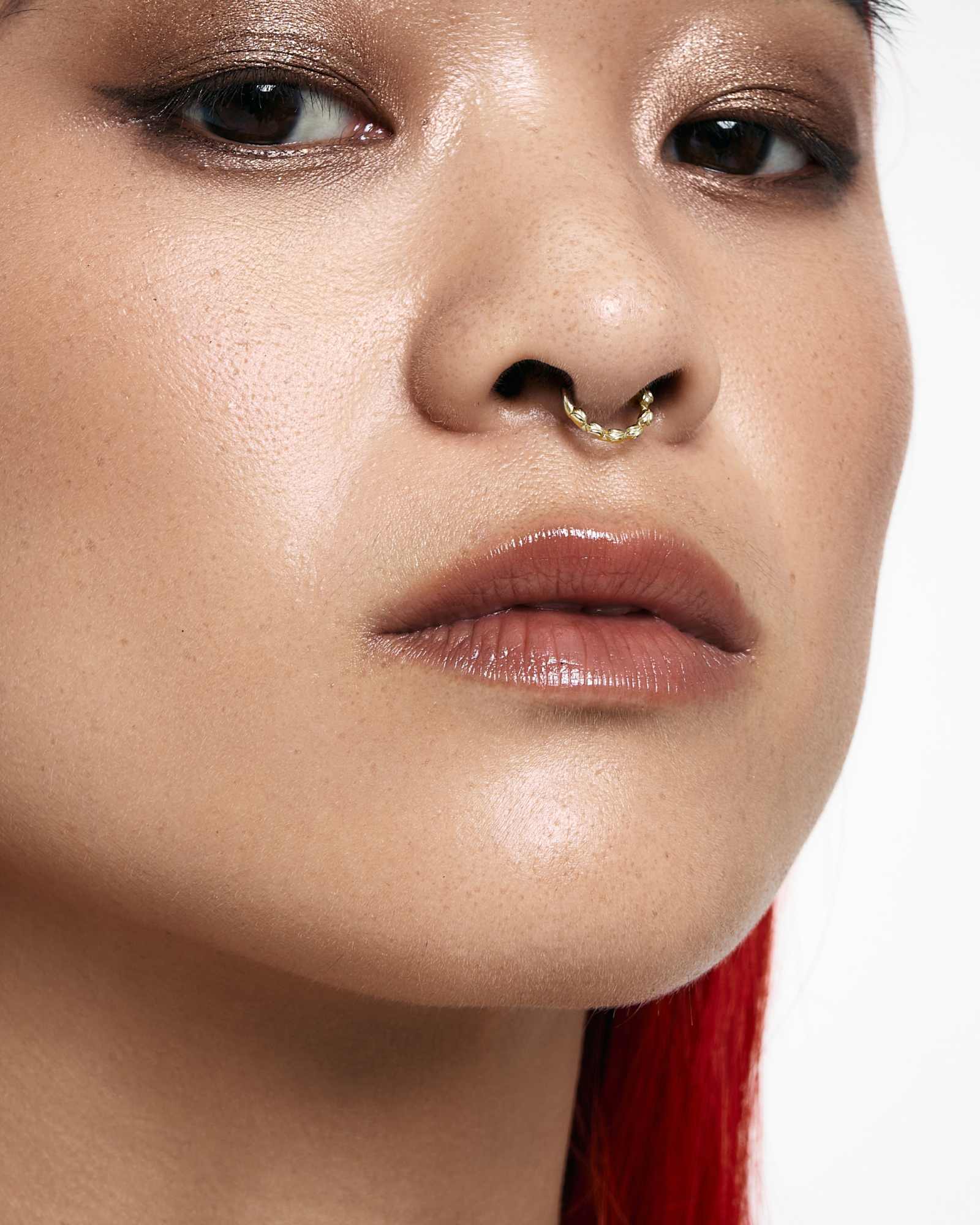Buy 16g Minimalist Nose Ring 6mm 8mm Septum Piercing, Gold, Rose-gold,  Silver Septum Ring Clicker Hoop 316L Surgical Steel Online in India - Etsy