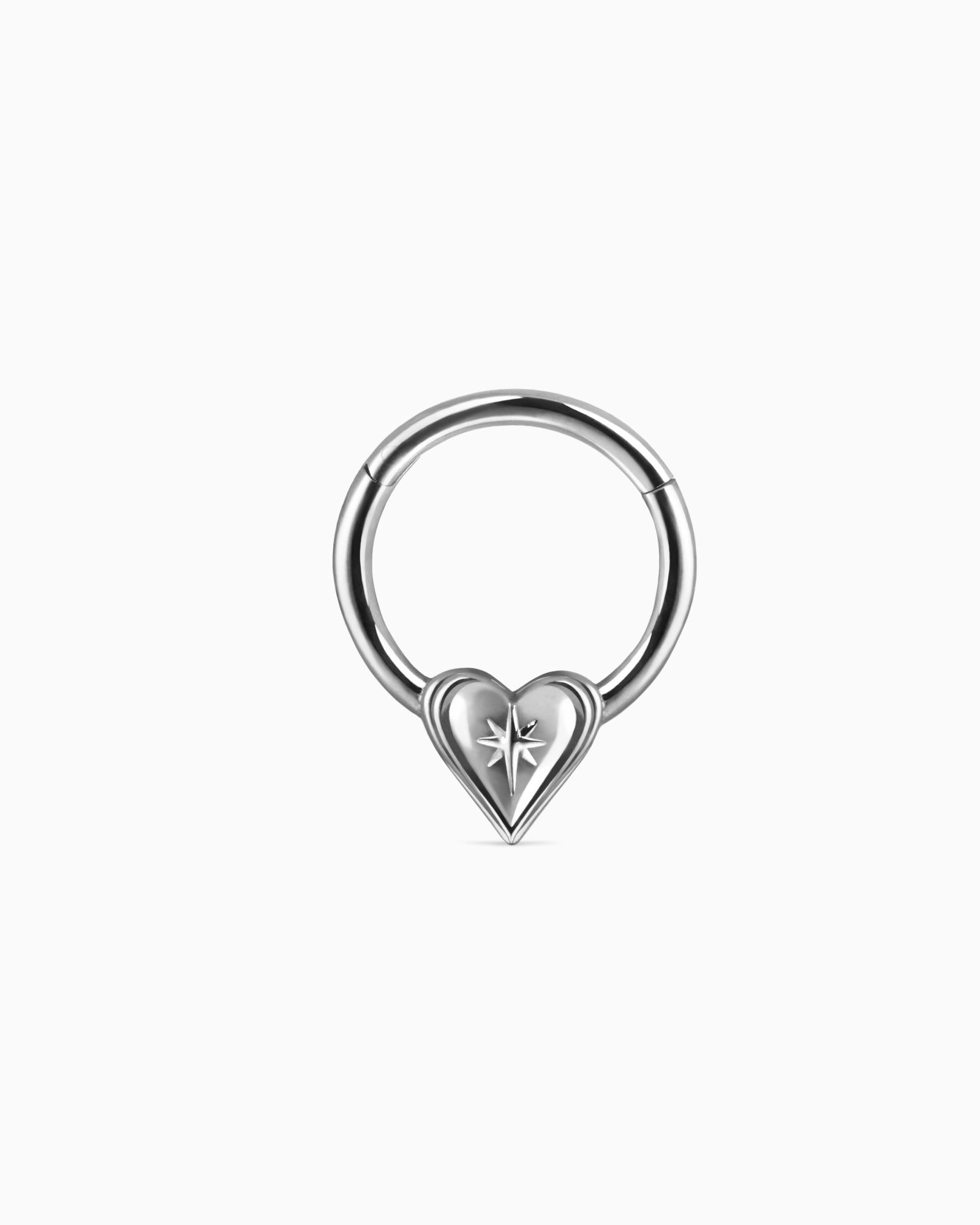 Sanctum Heart Clicker-Clickers- Silver - 9mm - Ask & Embla