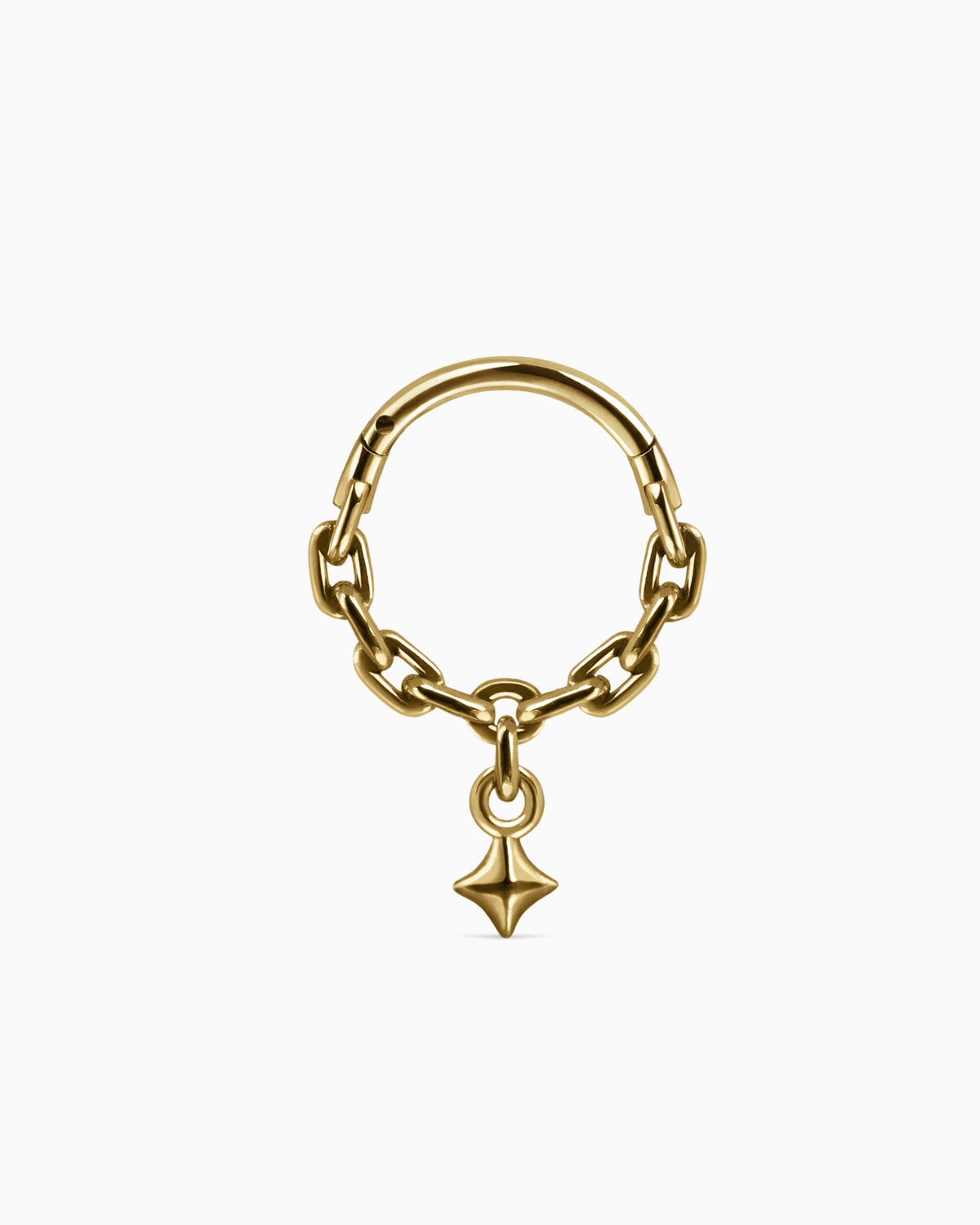 SANCTUM STARDUST CHAIN DROP CLICKER - Body Jewelry - Septum Rings