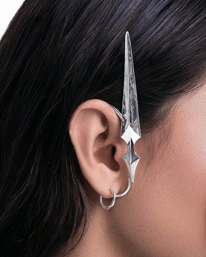 Saber Ear Cuff-Ear Cuff- Silver - A pair - Ask & Embla