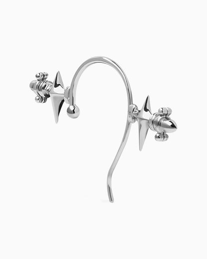 Lucent Ear Cuff-Ear Cuff- Silver - - Ask & Embla