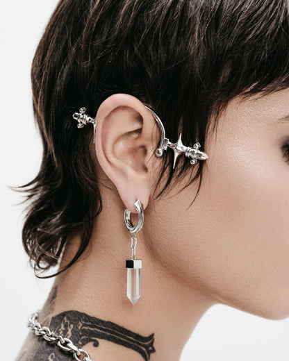 Lucent Ear Cuff-Ear Cuff- Silver - - Ask & Embla