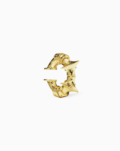 Vortex Ear Cuff-Ear Cuff- Gold - - Ask & Embla