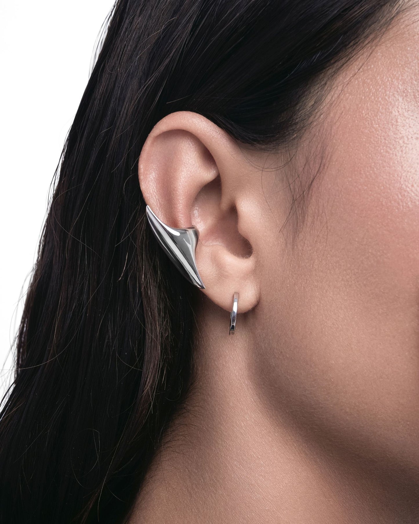 Light Ark Ear Cuff-Ear Cuff- Silver - - Ask & Embla