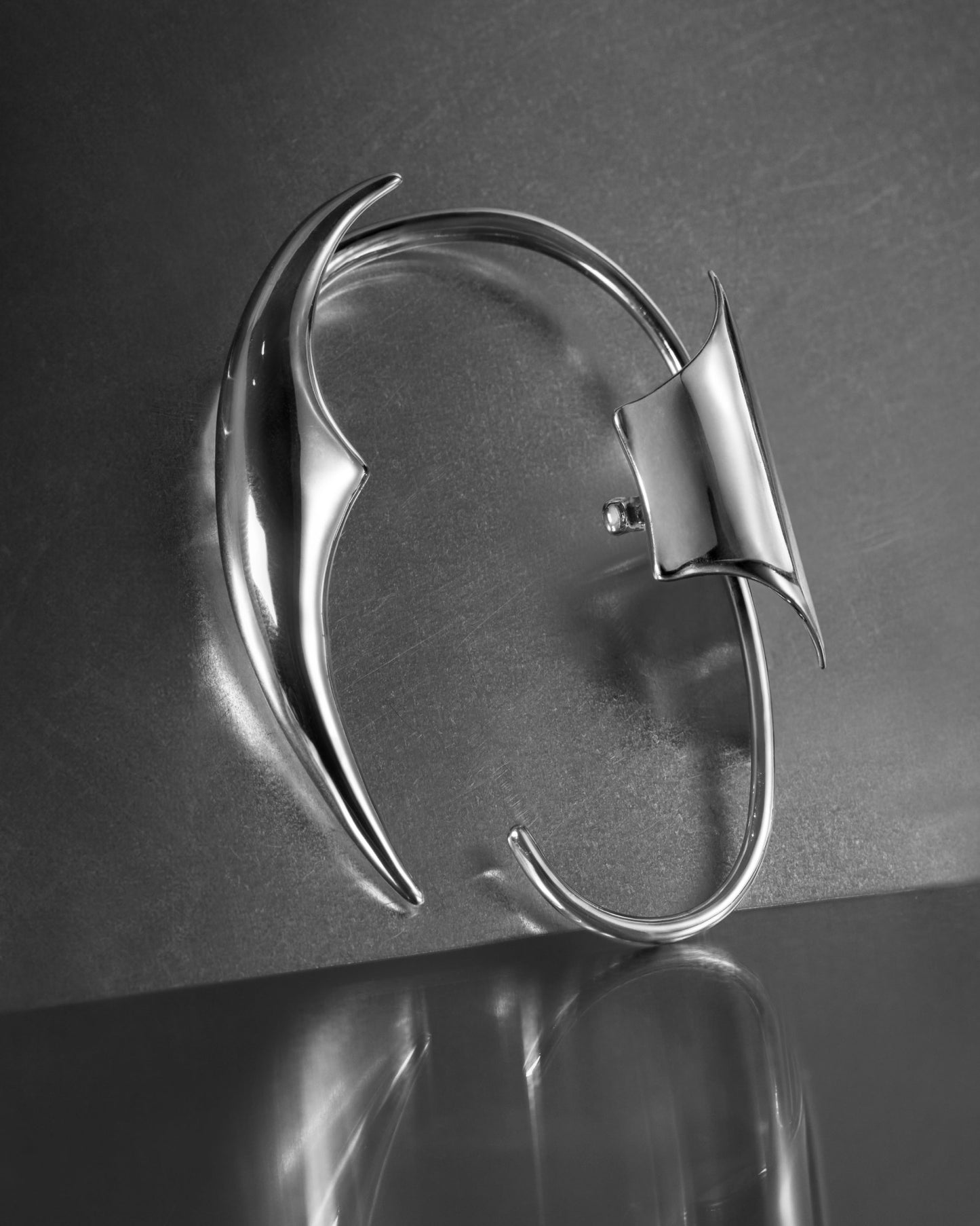 Light Ark Ear Cuff-Ear Cuff- Silver - - Ask & Embla