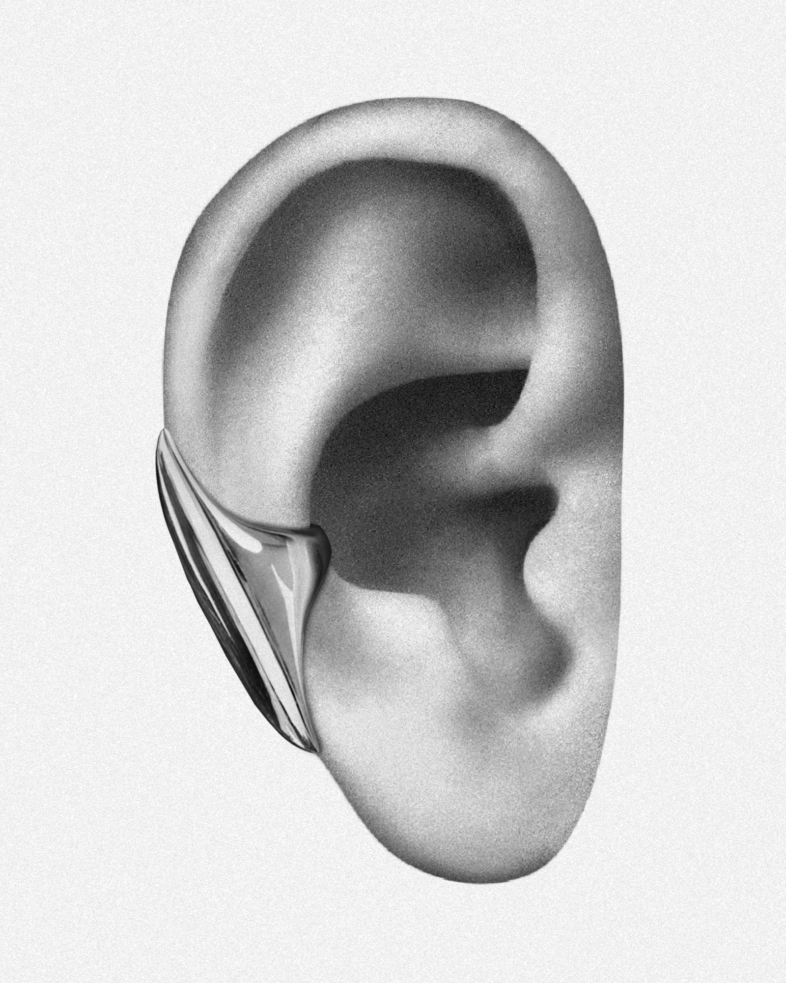 Light Ark Ear Cuff-Ear Cuff- Silver - - Ask & Embla