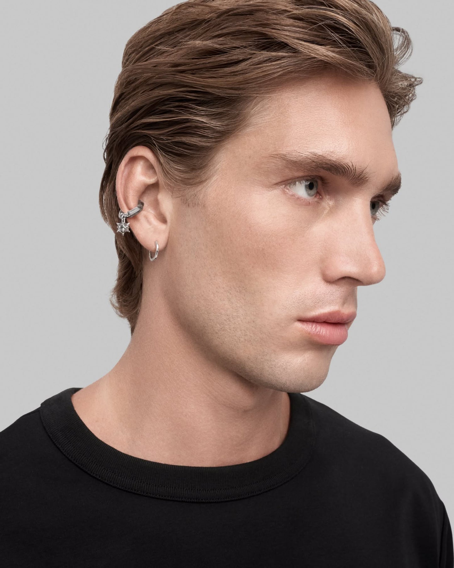 Meg Murayama x Ask & Embla Duskrider ear cuff-Ear Cuffs- Silver - - Ask & Embla