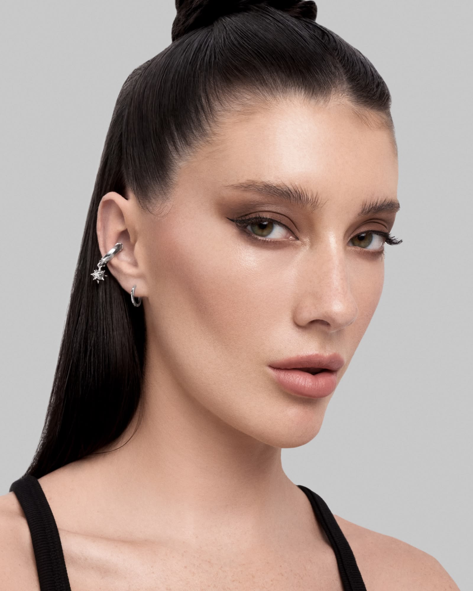 Meg Murayama x Ask & Embla Duskrider ear cuff-Ear Cuffs- Silver - - Ask & Embla