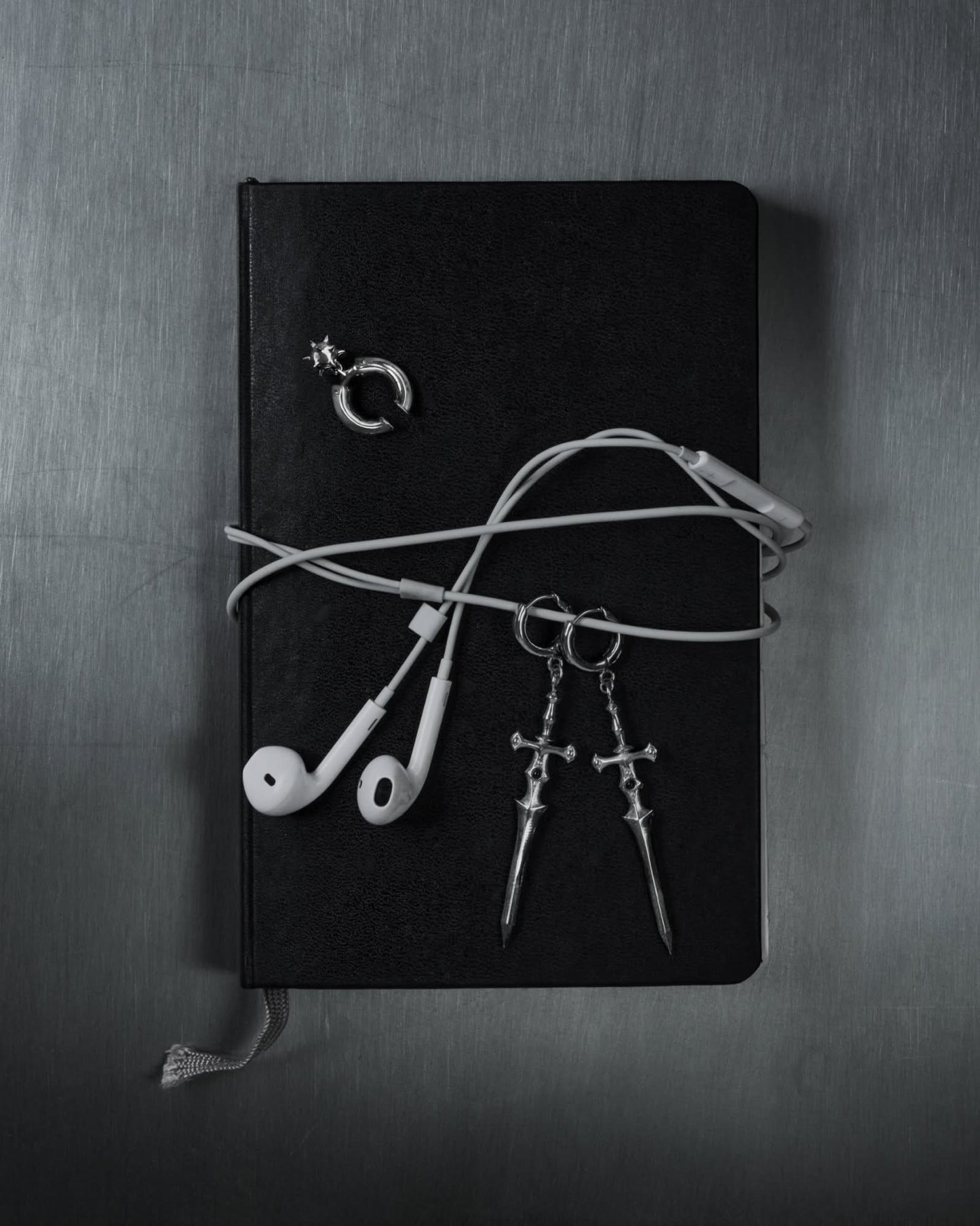 Meg Murayama x Ask & Embla Duskrider ear cuff-Ear Cuffs- Silver - - Ask & Embla