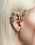 Vertebrae ear cuff-Earrings- Silver - Left ear - Ask & Embla