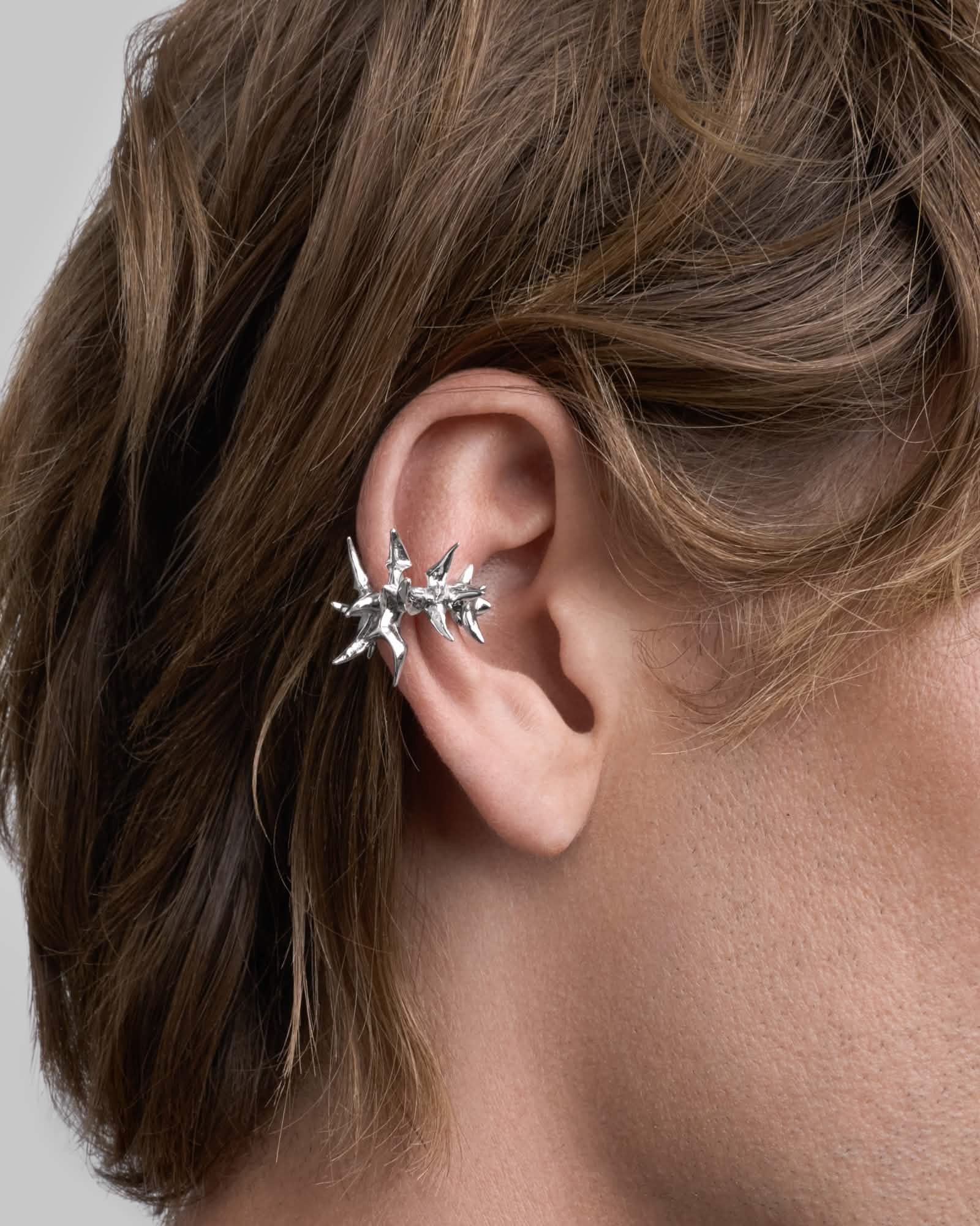 Noctis ear cuff-Ear Cuffs- Silver - - Ask & Embla
