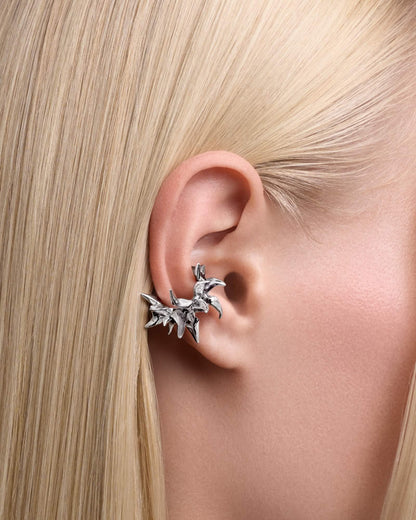 Noctis ear cuff-Ear Cuffs- Silver - - Ask & Embla