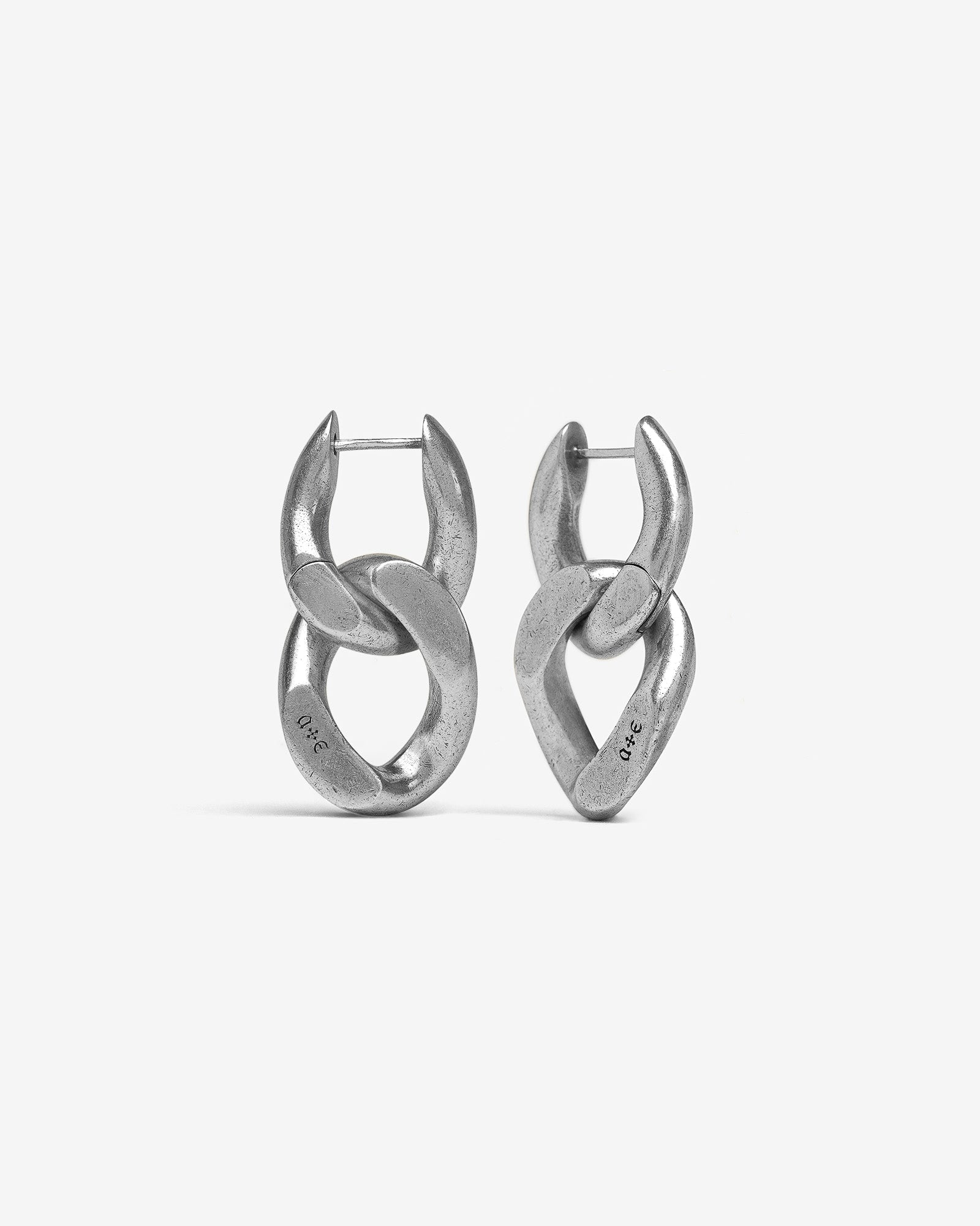 Sabbath Chain Earrings-Ear Dangles- Silver - - Ask & Embla