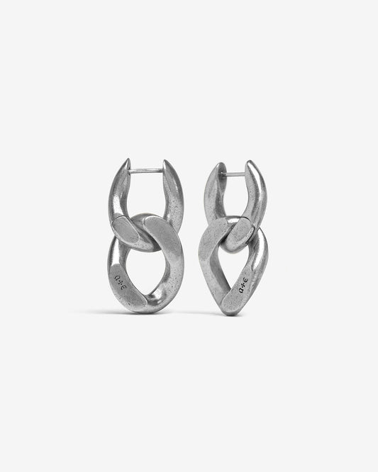 Sabbath Chain Earrings-Ear Dangles- Silver - - Ask & Embla