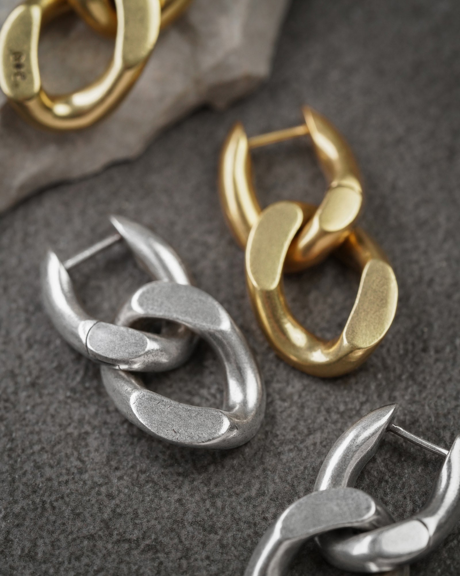 Sabbath Chain Earrings-Ear Dangles- Silver - - Ask & Embla