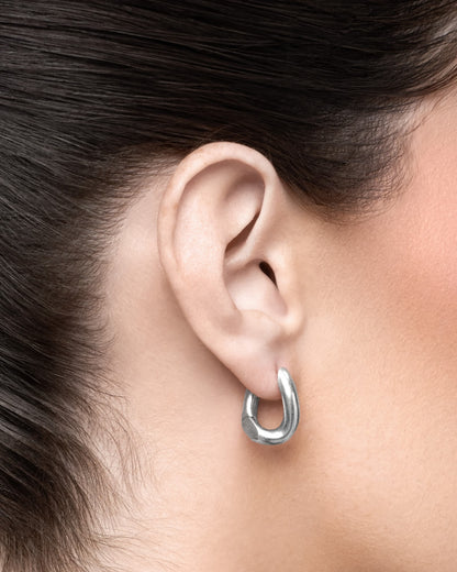 Sabbath Chain Earrings-Ear Dangles- Silver - - Ask & Embla