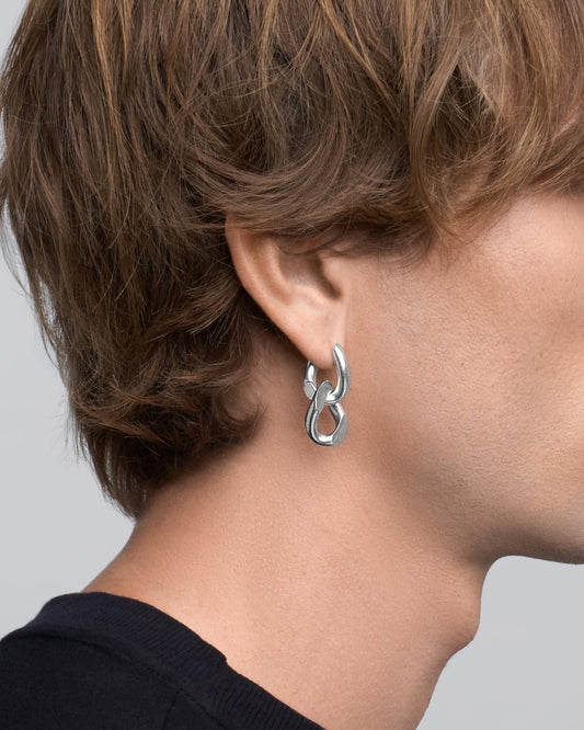 Sabbath Chain Earrings-Ear Dangles- Silver - - Ask & Embla