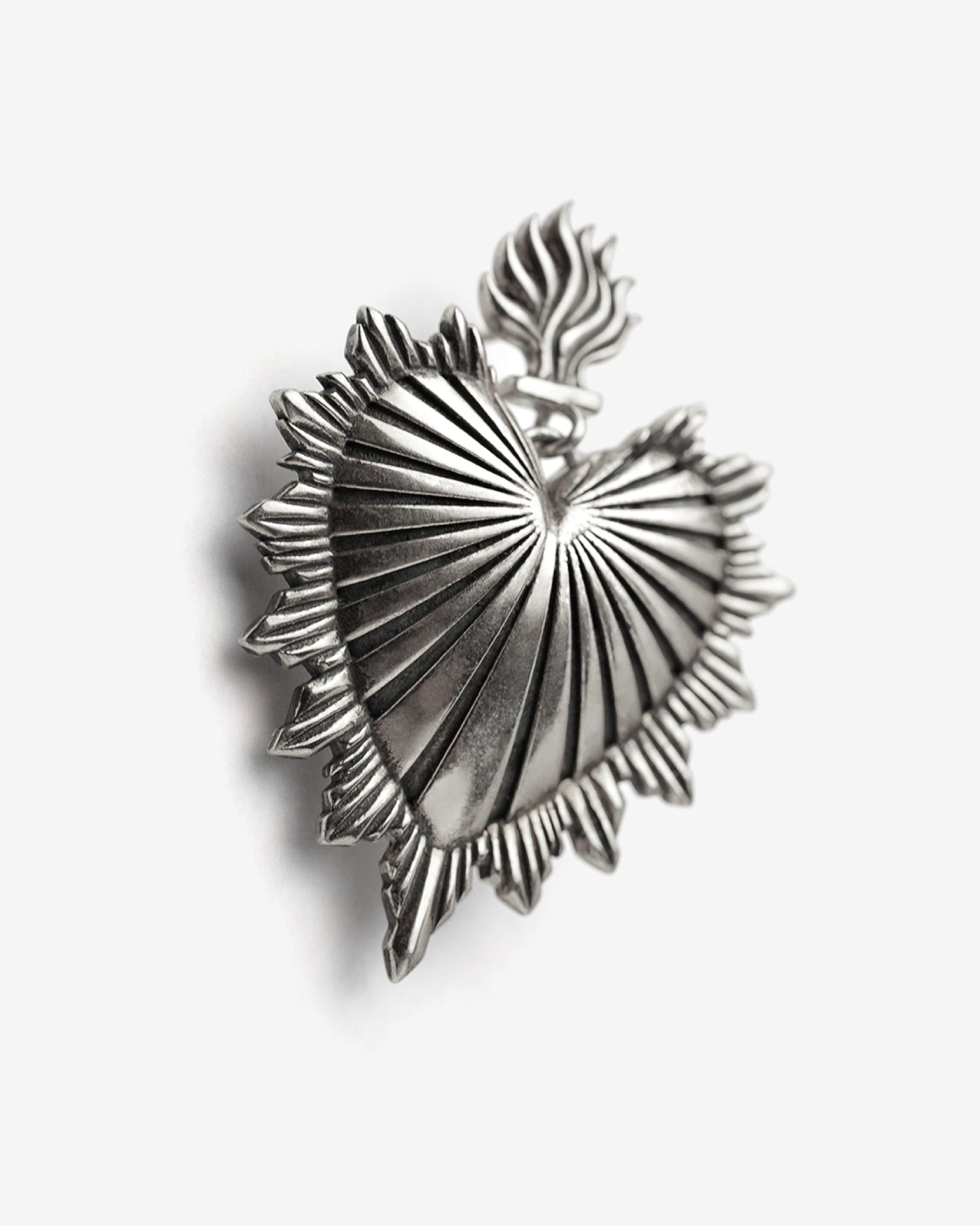 Sacred Heart Earrings-Ear Dangles- Gold - - Ask & Embla