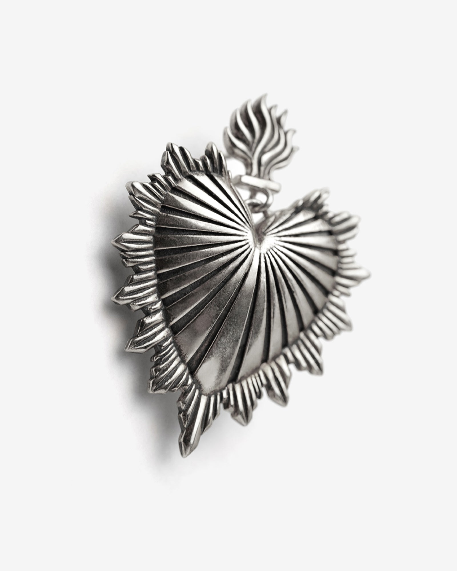 Sacred Heart Earrings-Ear Dangles- Gold - - Ask & Embla