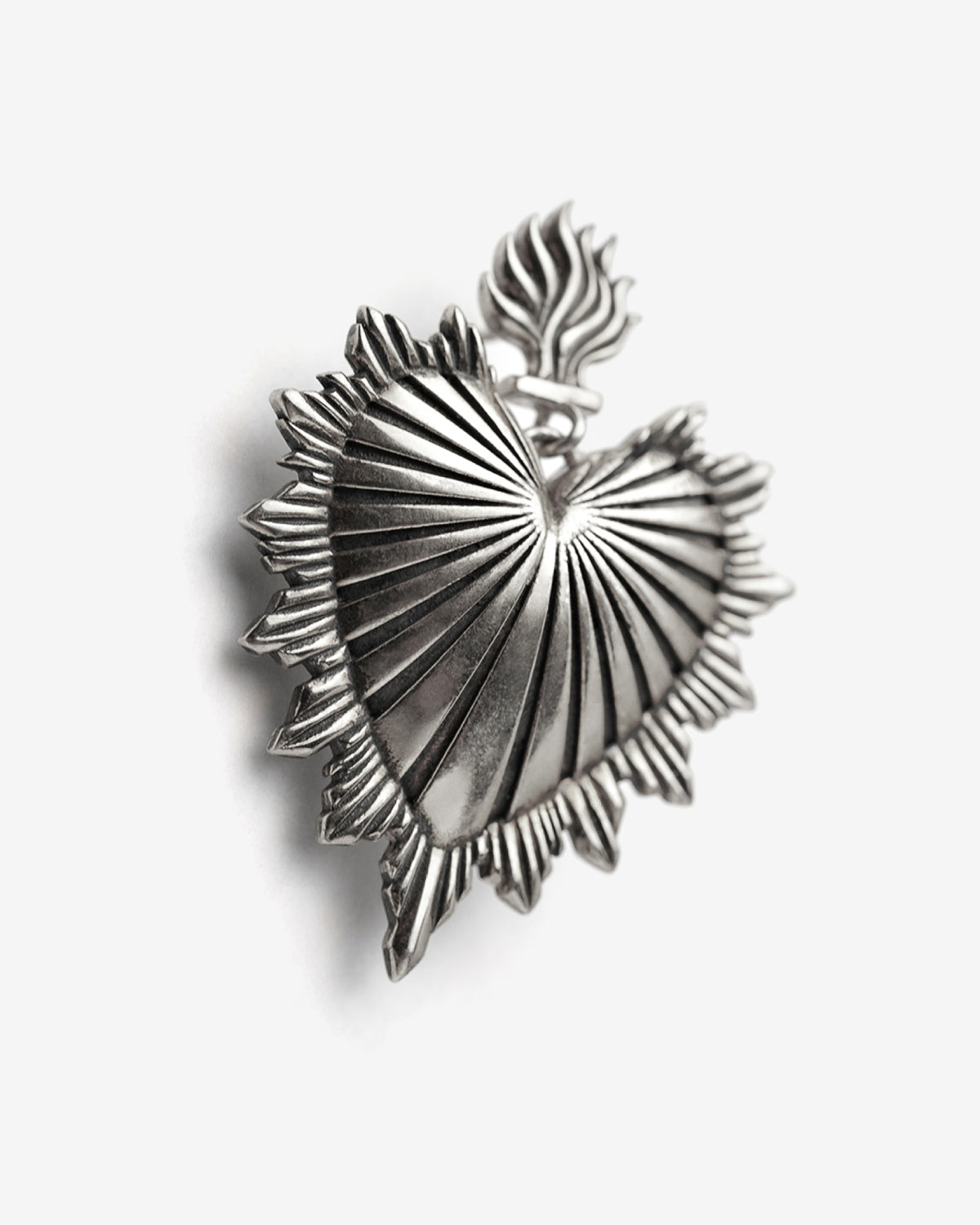 Sacred Heart Earrings-Ear Dangles- Gold - - Ask & Embla