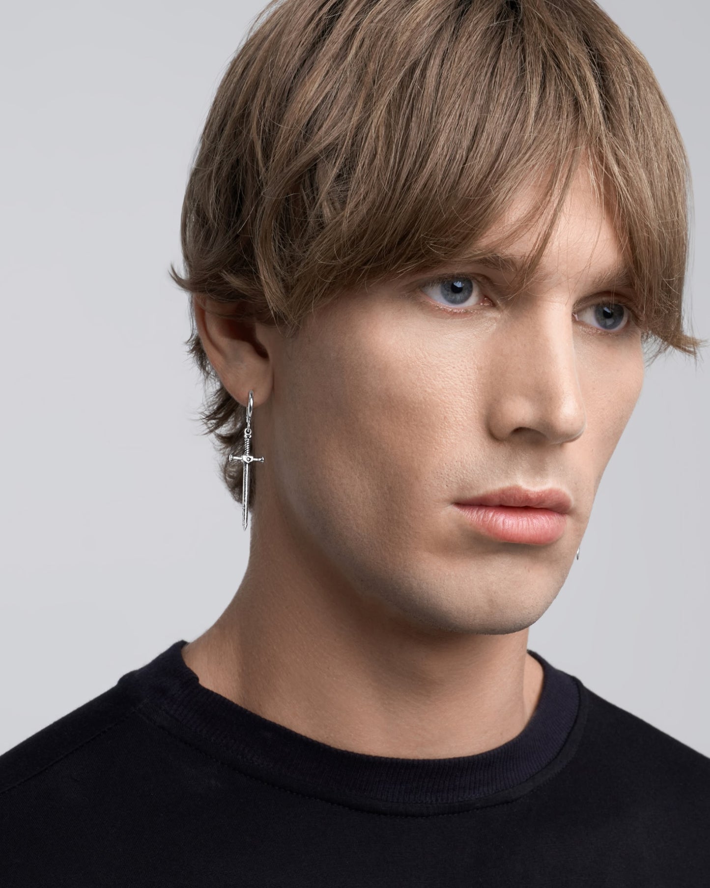 Aradia Sword Earrings-Ear Dangles- Silver - - Ask & Embla