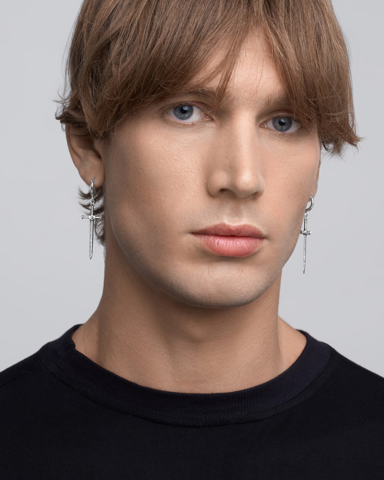 Aradia Sword Earrings-Ear Dangles- Silver - - Ask & Embla