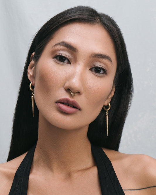 STALACTITE Earrings-Ear Dangles- Silver - - Ask & Embla