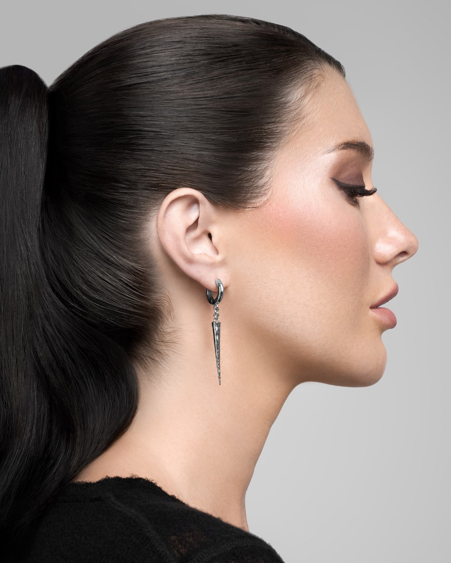 STALACTITE Earrings-Ear Dangles- Silver - - Ask & Embla