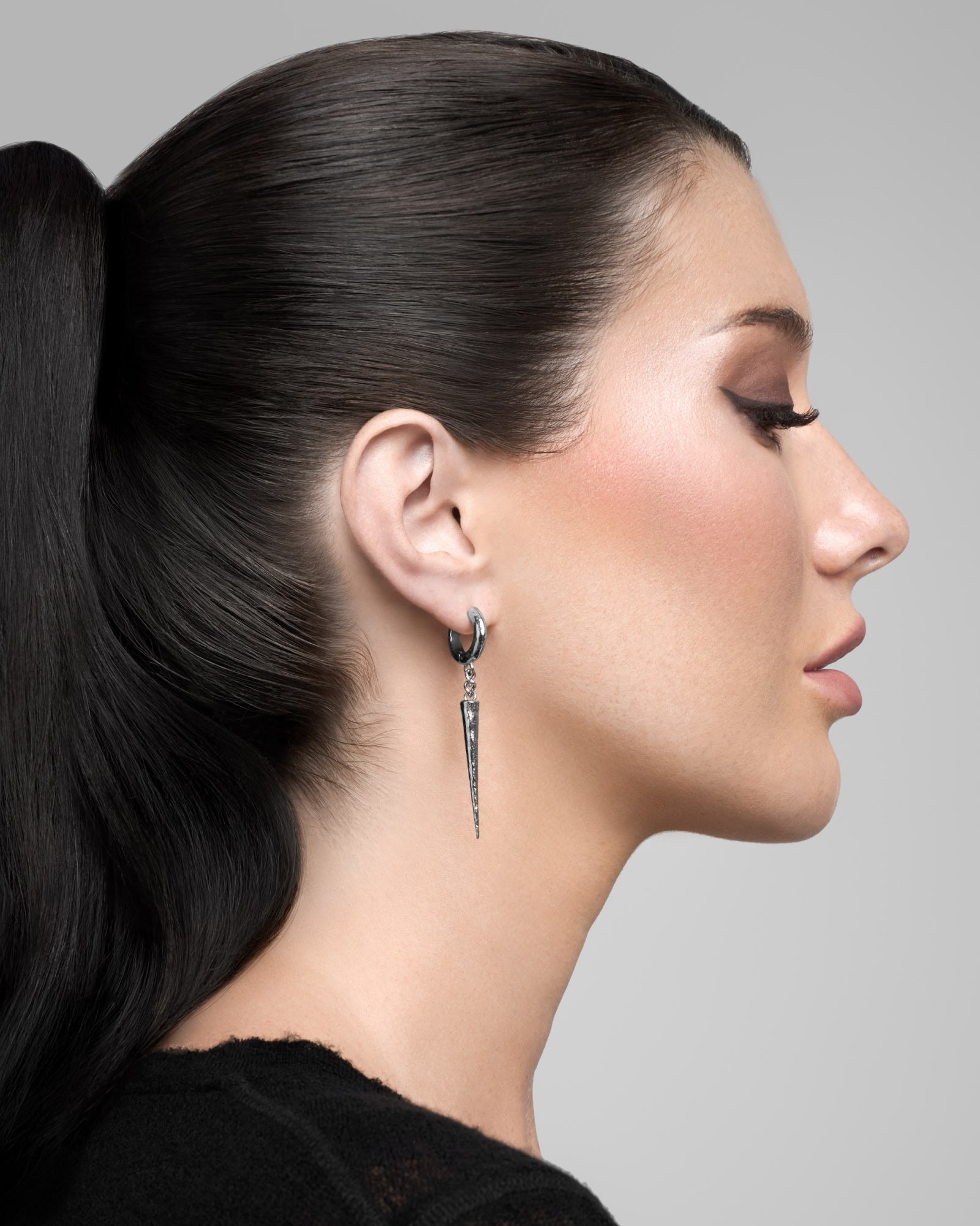 STALACTITE Earrings-Ear Dangles- Silver - - Ask & Embla