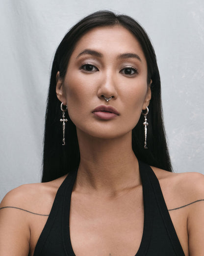 Illyria Earrings-Ear Dangles- Gold - - Ask & Embla