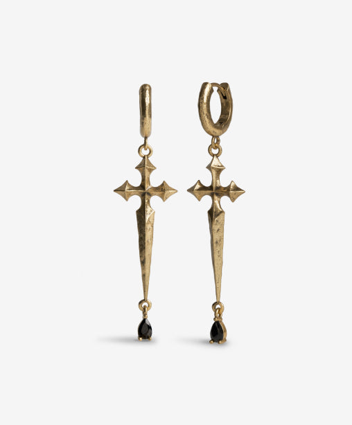 Illyria Earring-Ear Dangles- Gold - - Ask & Embla