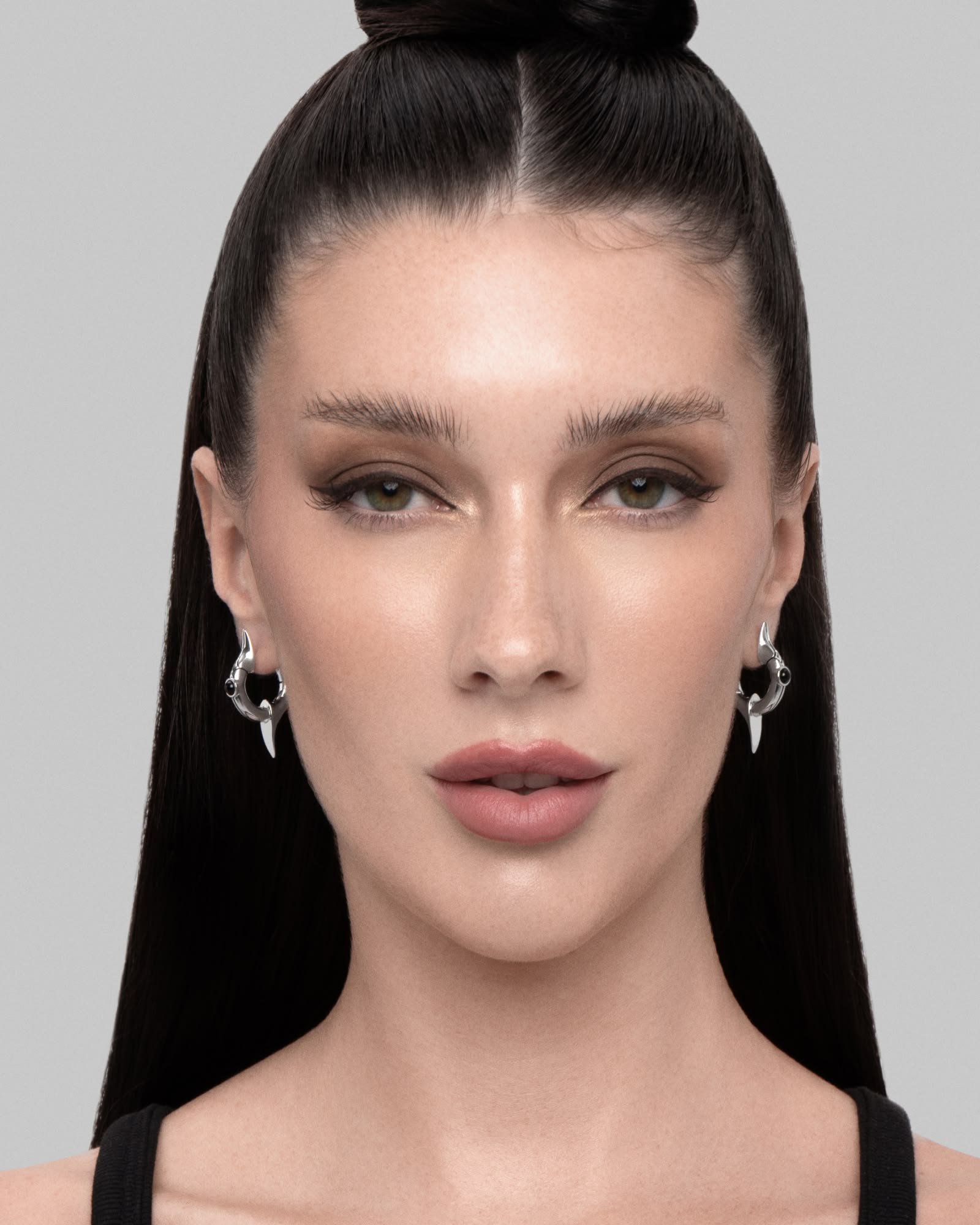 Galactic Earrings-Ear Hoops- Silver - - Ask & Embla