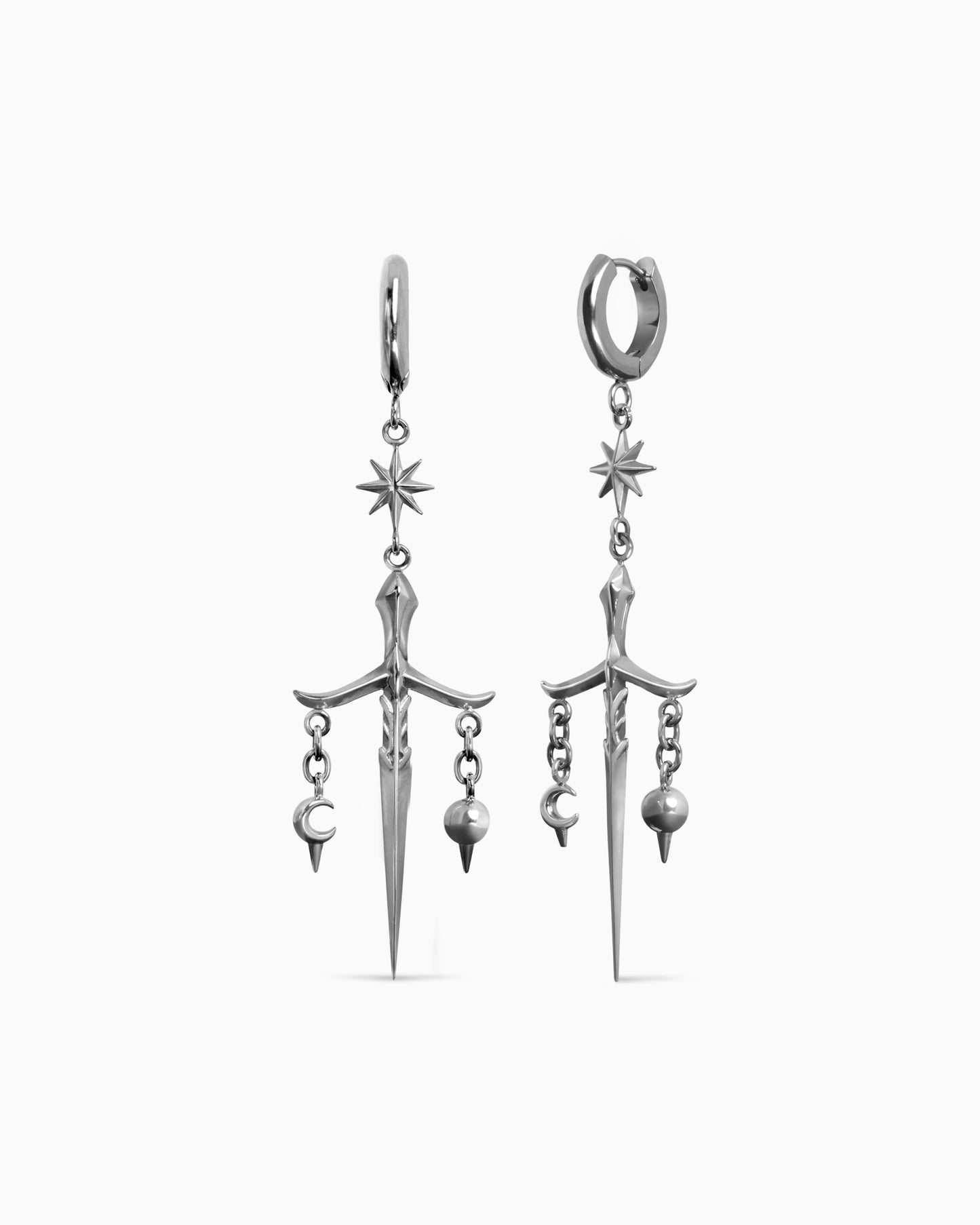 Syzygy Earrings-Ear Dangles- Silver - - Ask & Embla