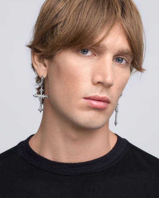 Litany Earrings-Ear Dangles- Silver - - Ask & Embla