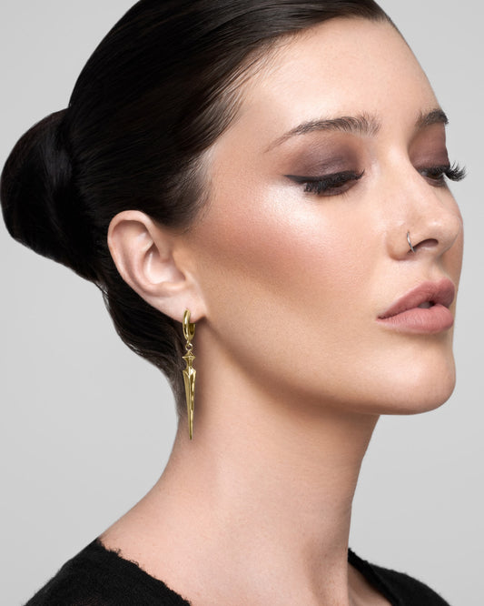 Saber Earrings-Ear Dangles- Silver - - Ask & Embla