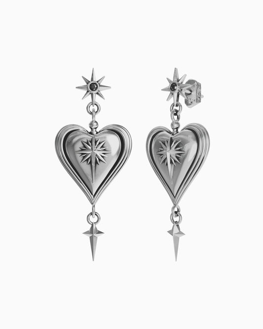 Sanctum Mini Earrings-Ear Dangles- Silver - - Ask & Embla