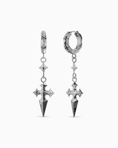 Mercia Earrings-Ear Dangles- Silver - - Ask & Embla