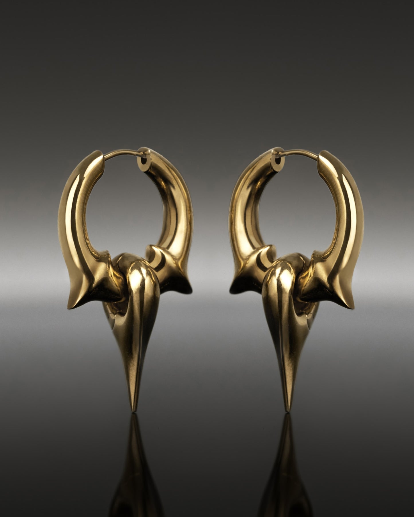 Arcane Earrings-Ear Dangles- Gold - - Ask & Embla