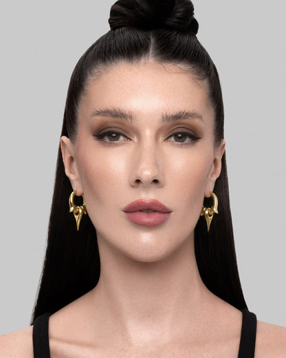 Arcane Earrings-Ear Dangles- Gold - - Ask & Embla