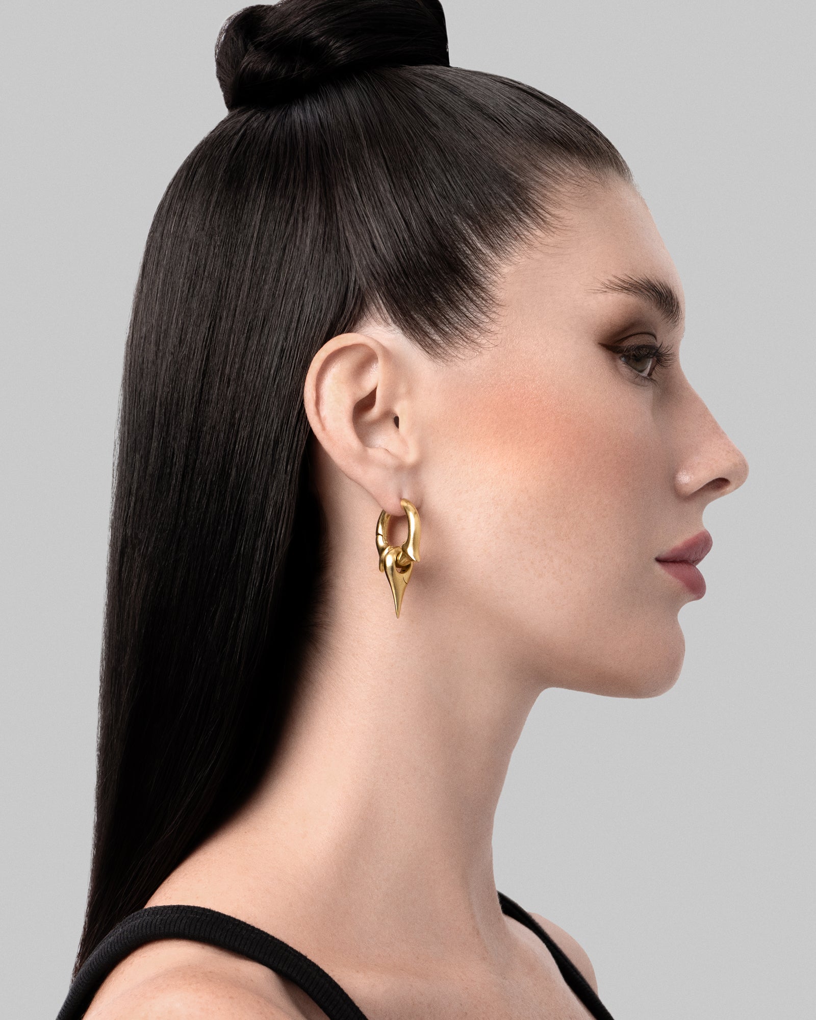 Arcane Earrings-Ear Dangles- Gold - - Ask & Embla