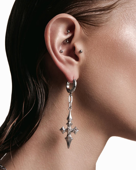 AELEGORIA Earrings-Ear Dangles- Silver - - Ask & Embla