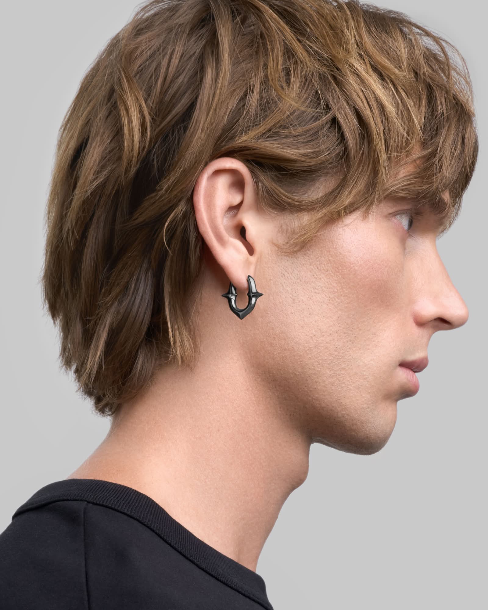 UNHOLY GRAIL Earrings-Ear Dangles- Gunmetal - - Ask & Embla